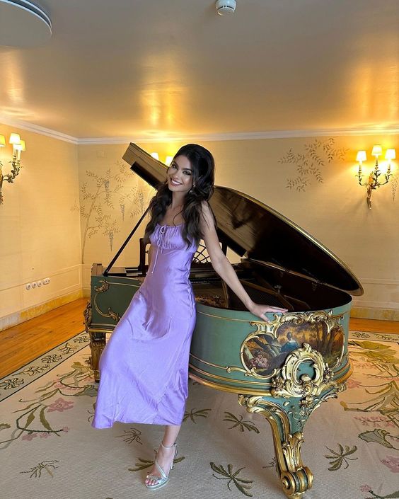 Lilac Simple Party Dress, Evening Dress fg6570 - View 2 | VelvetHem