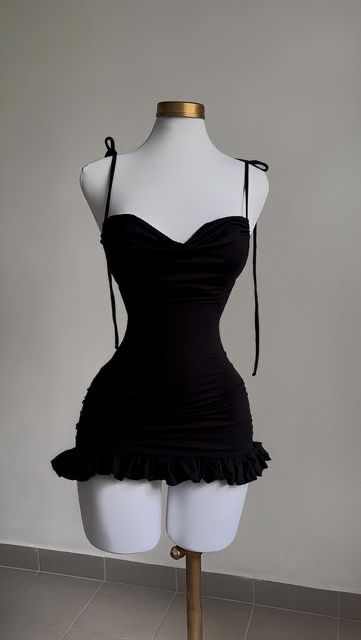 Simple Straps Black/Blue Short Backless Homecoming Dresses fg6634 - View 2 | VelvetHem