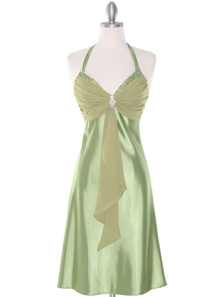 Cocktail Party Dress, Halter Homecoming Dress fg6043 - VelvetHem
