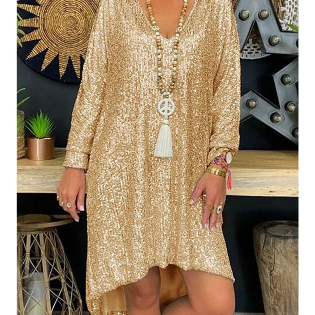 Ivana Boutique Glittering Sequin Dress Premium Wardrobe Essential