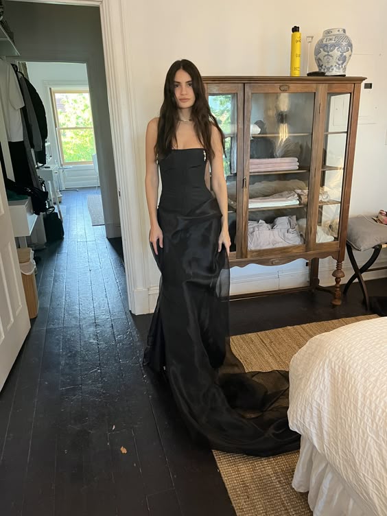 Charming Black Prom Dress, Black Evening Dress fg6511 - VelvetHem
