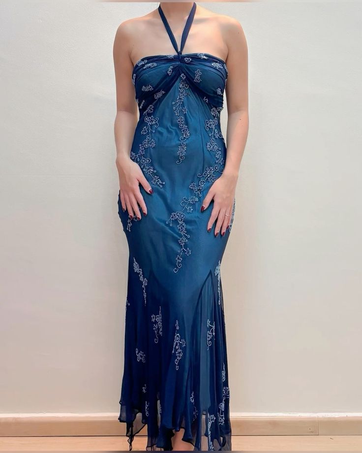 Halter Long Prom Party Dress Evening Gown fg6706 - View 5 | VelvetHem