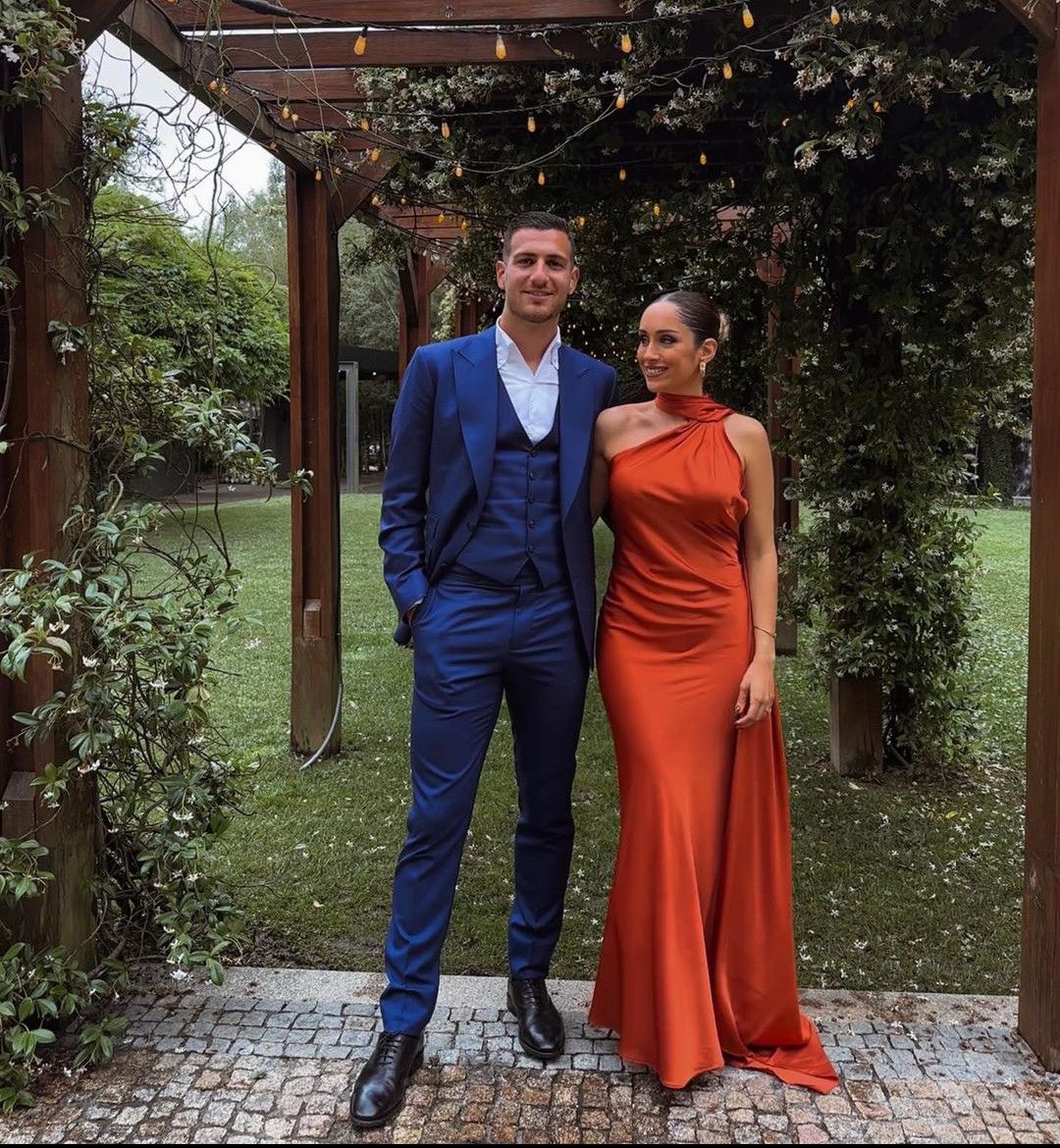 Sexy Burnt Orange Long Party Prom Dresses,Evening Dress fg6625 - VelvetHem