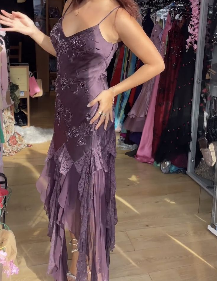 New Arrival Spaghetti Straps Irregular Hem Prom Dress fg7101 - VelvetHem