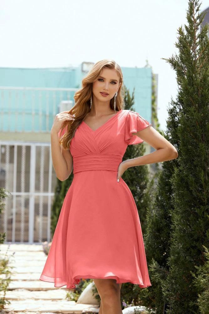 Knee Length Homecoming Dresses Formal Cocktail Prom Gown 28013 by numbersea