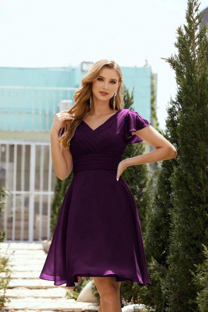 Knee Length Homecoming Dresses Formal Cocktail Prom Gown 28013 by numbersea