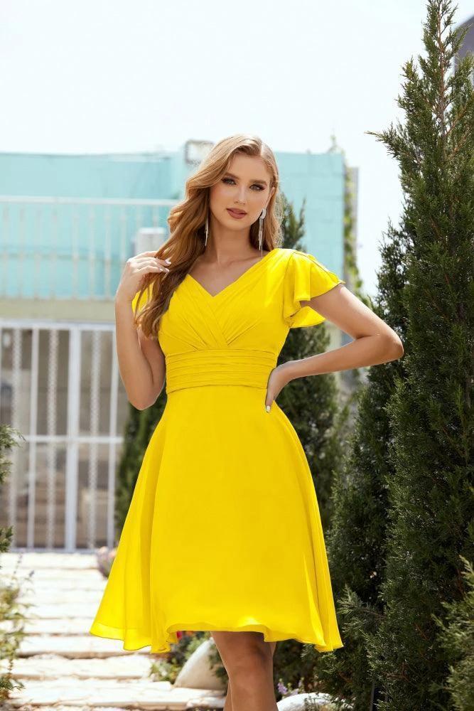 Knee Length Homecoming Dresses Formal Cocktail Prom Gown 28013 by numbersea