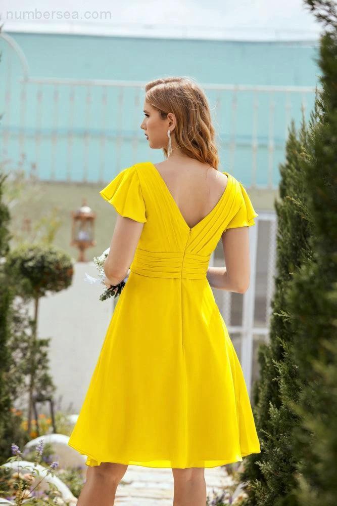 Knee Length Homecoming Dresses Formal Cocktail Prom Gown 28013 (ZD16946)
