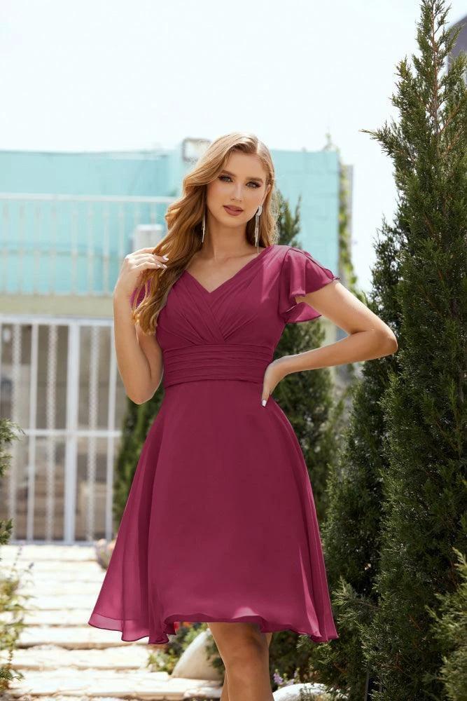 Knee Length Homecoming Dresses Formal Cocktail Prom Gown 28013 by numbersea