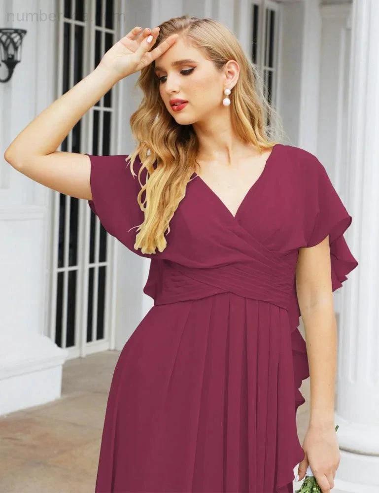 ZapDress Bridesmaid Dresses Backless Formal Prom Gowns for Evening Party Mother of The Bride Dress 28040 (ZD16998)