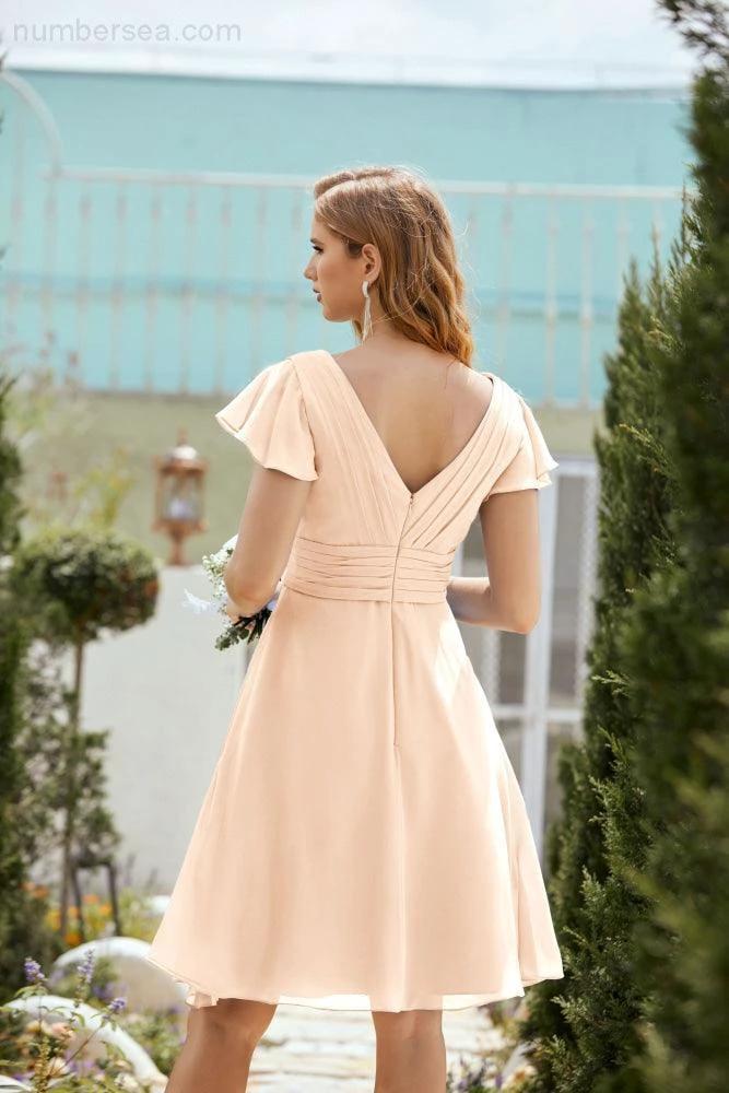Knee Length Homecoming Dresses Formal Cocktail Prom Gown 28013 (ZD16946)