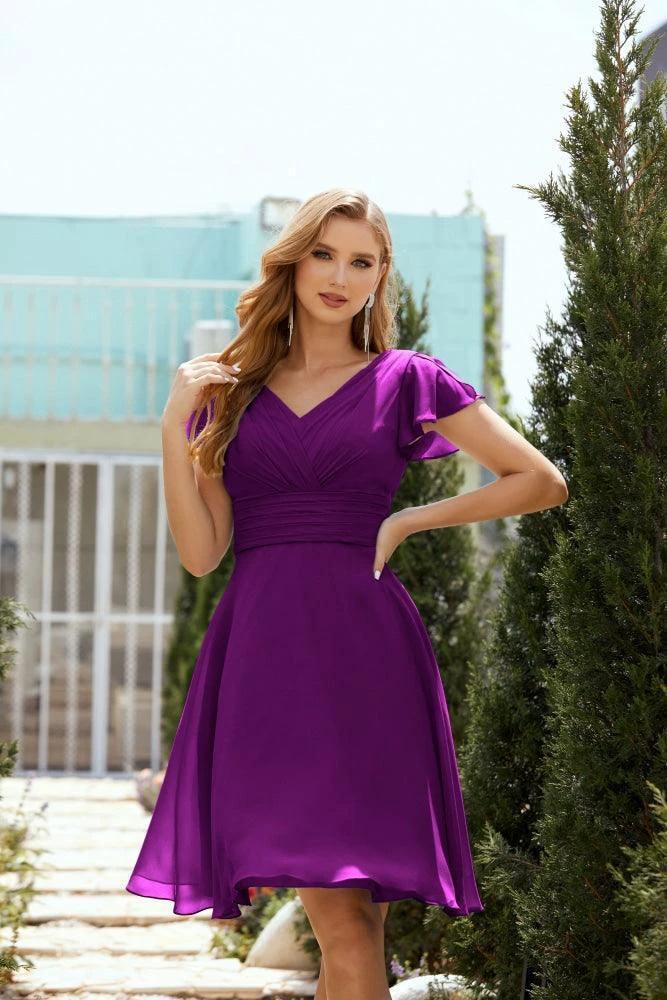 Knee Length Homecoming Dresses Formal Cocktail Prom Gown 28013 by numbersea