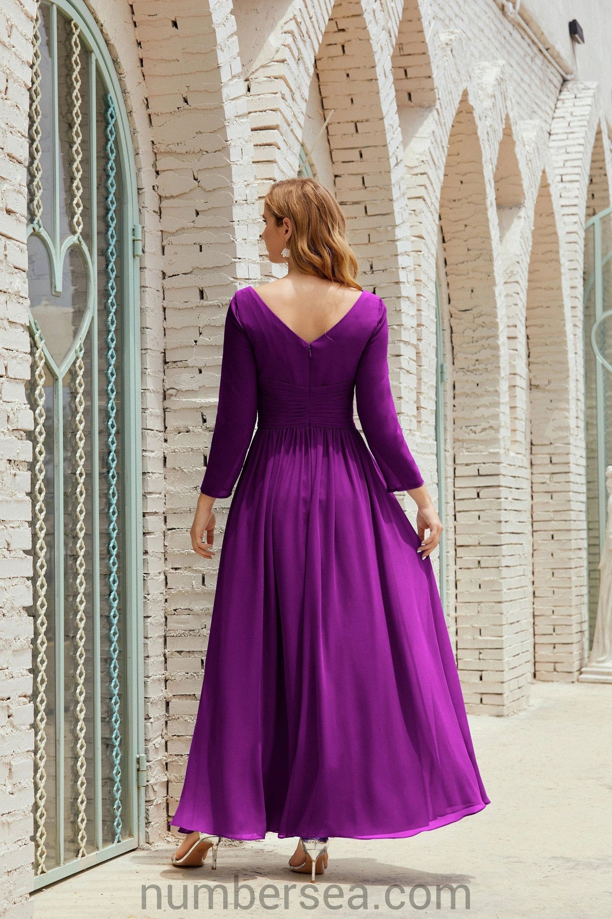 ZapDress Bridesmaid Dress Chiffon Formal Party Dress Evening Dress 28016 (ZD16992)