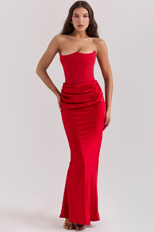 Persephone Off Shoulder Bustier Dress