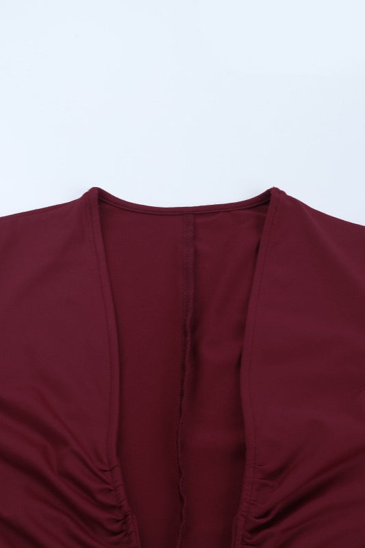 U-Neck Bodycon Party Dress - View 6 | VelvetHem