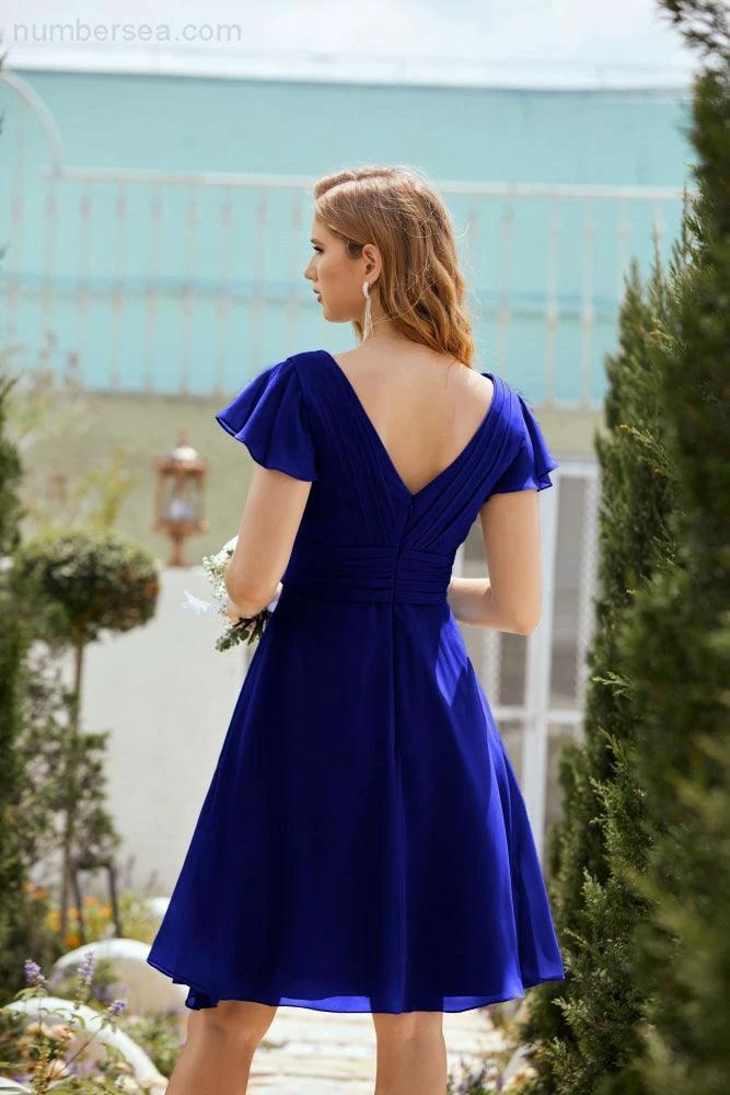 Knee Length Homecoming Dresses Formal Cocktail Prom Gown 28013 (ZD16946)