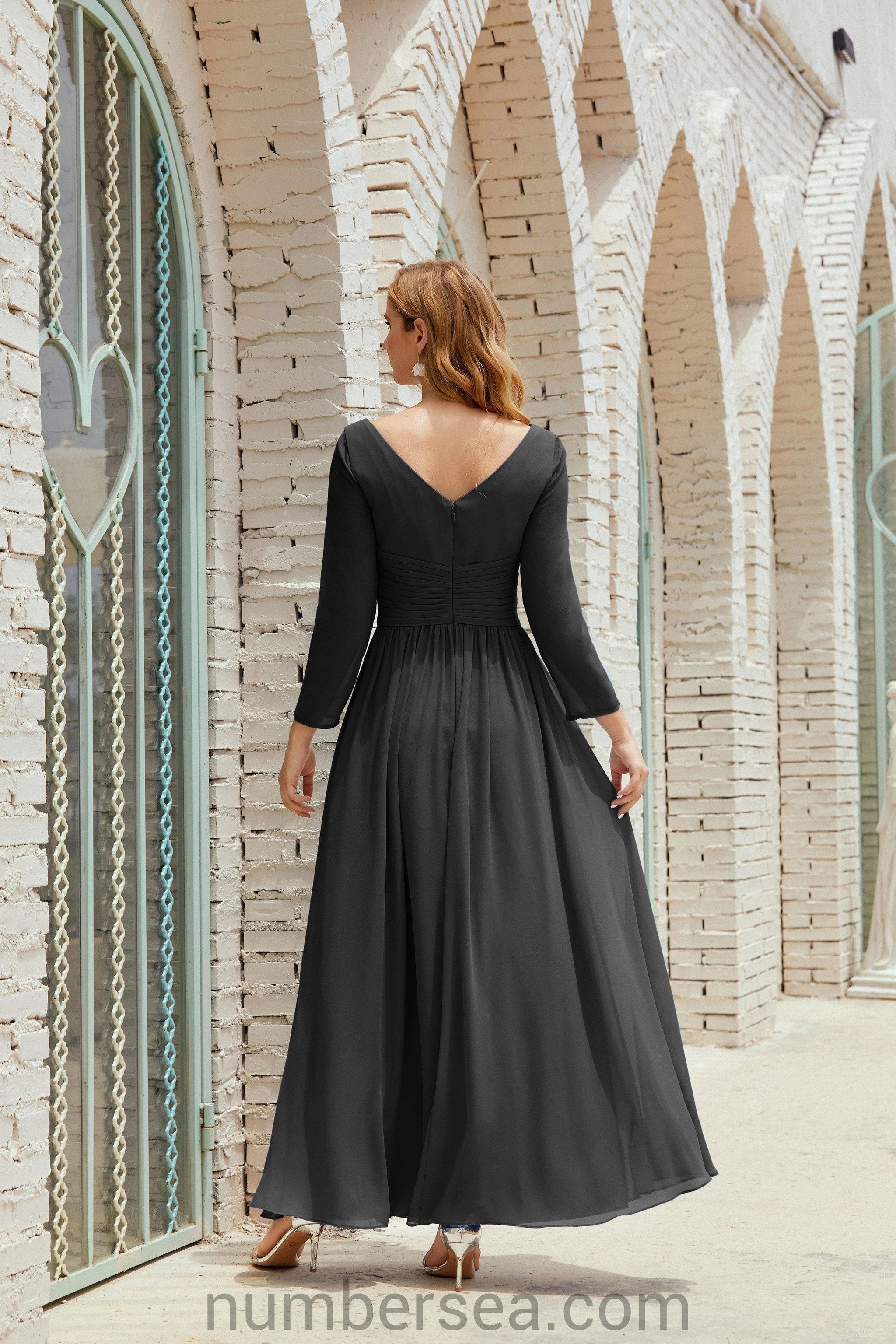 ZapDress Bridesmaid Dress Chiffon Formal Party Dress Evening Dress 28016 (ZD16992)