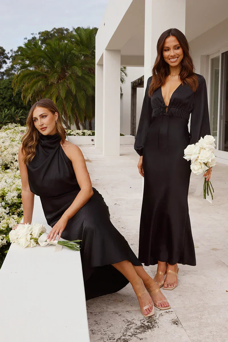 Ximena Premium Maxi Dress Black Boutique Collection