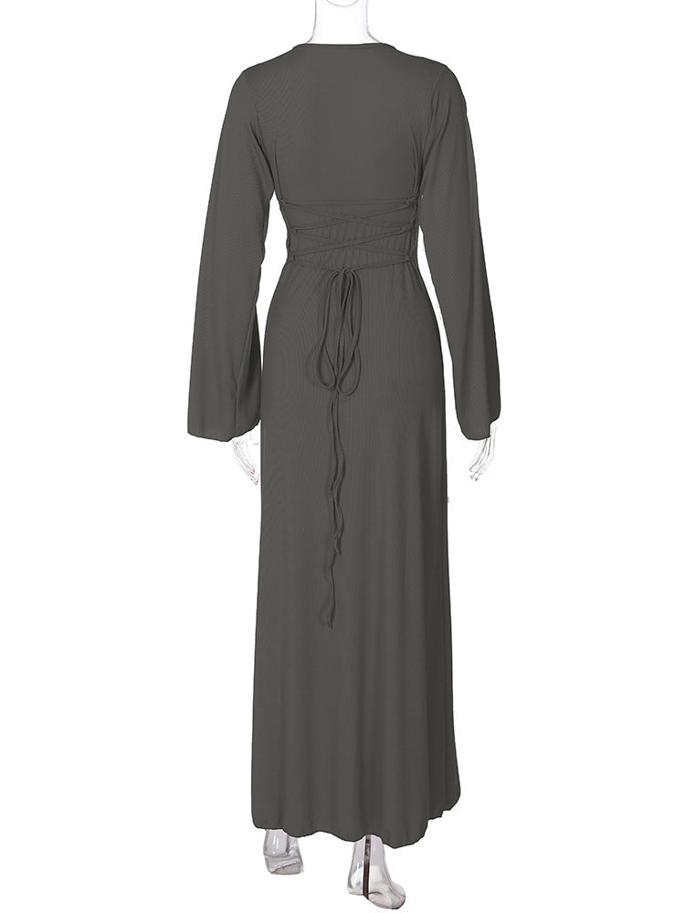 Elizabeth Maxi Dress Grey