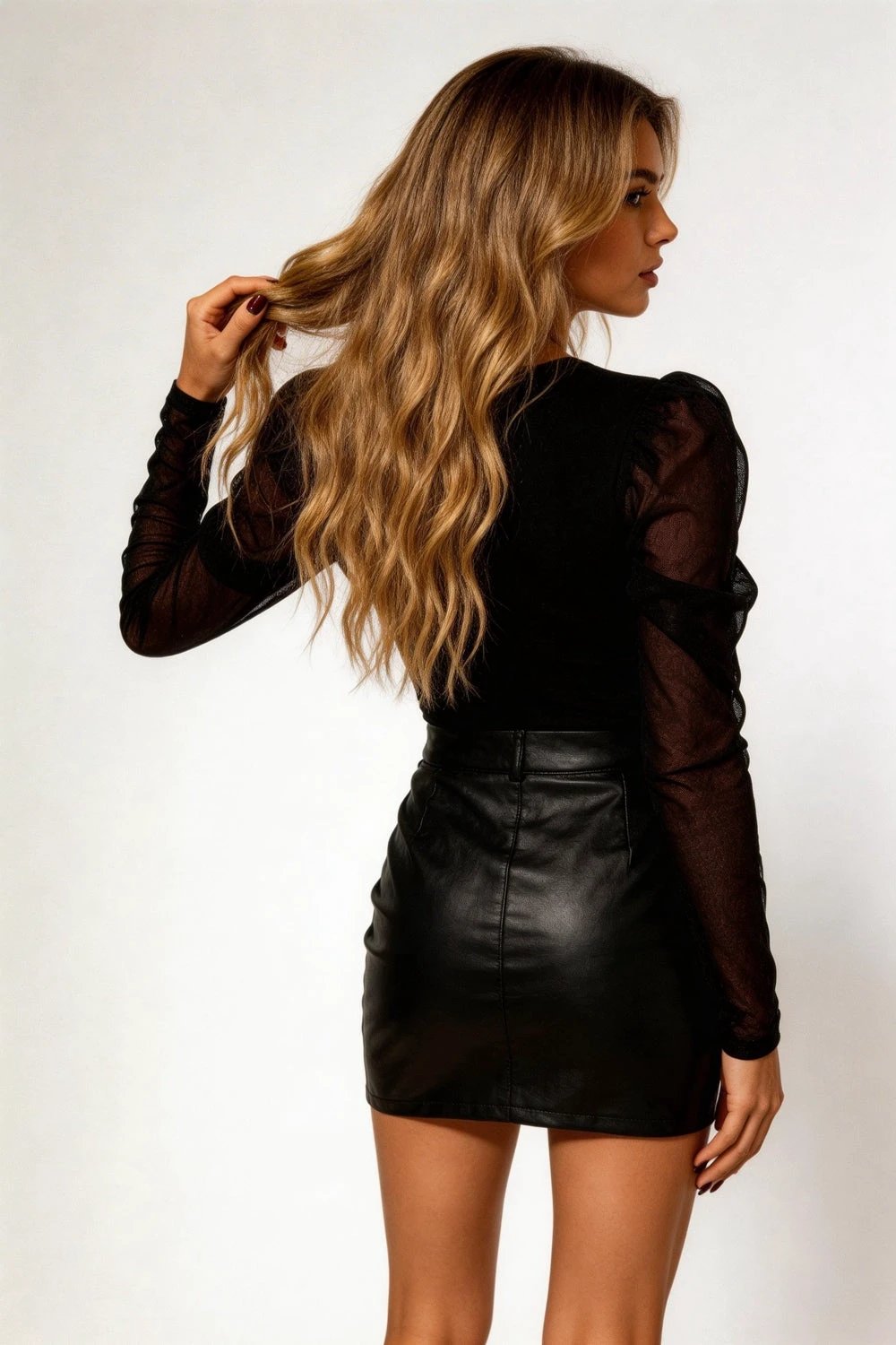 18th Birthday Outfit Black Sexy Dress Mini Homecoming Dress (ZD12522)