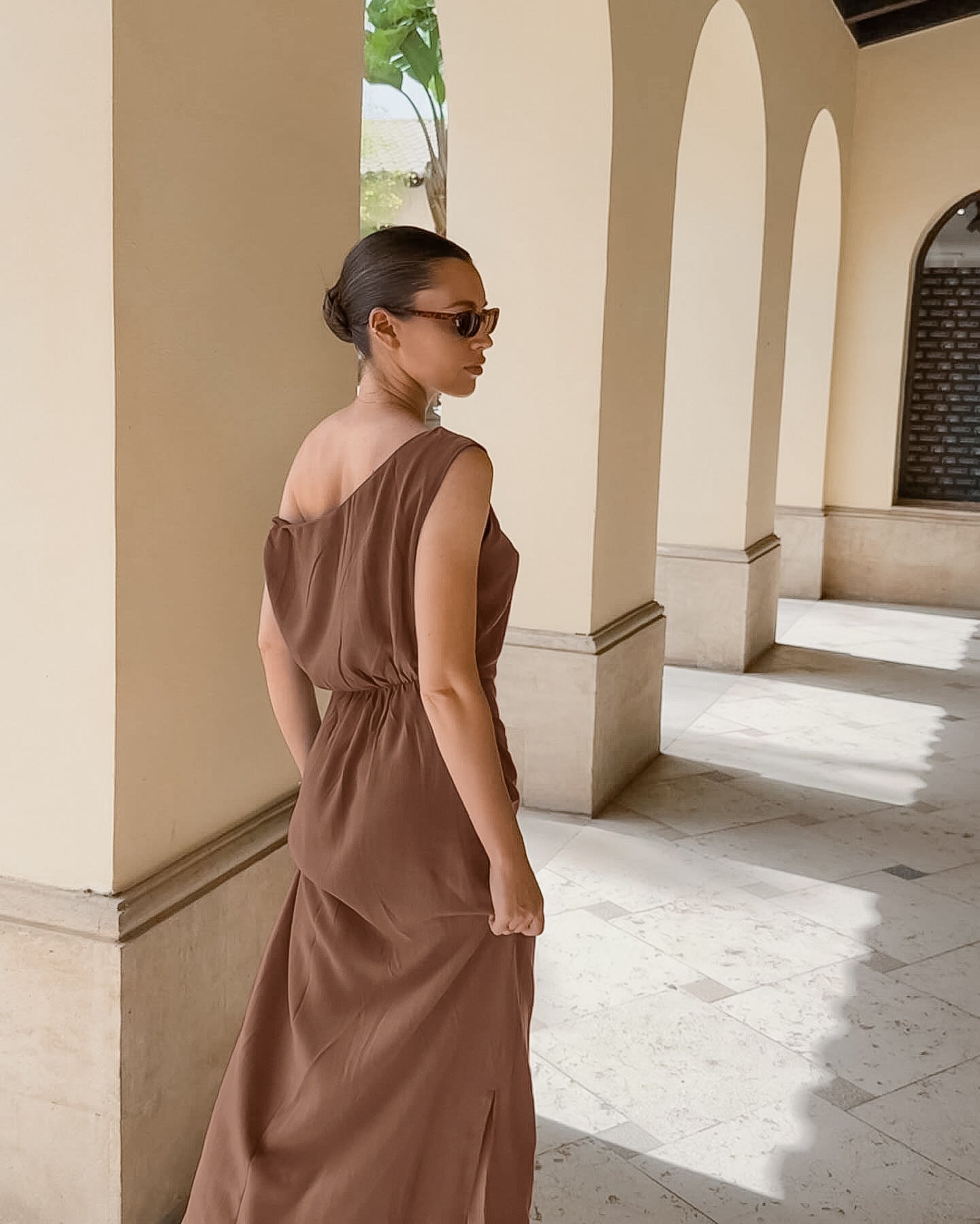 Westwick Maxi Dress Brown