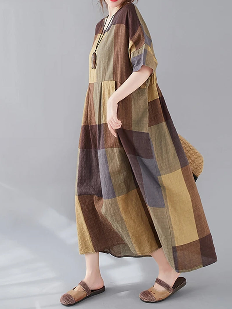 So Long To Life Smock Dress