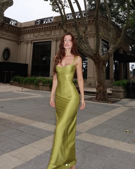 Elegant Sheath Straps Green Long Prom Dress Evening Dress Y8018
