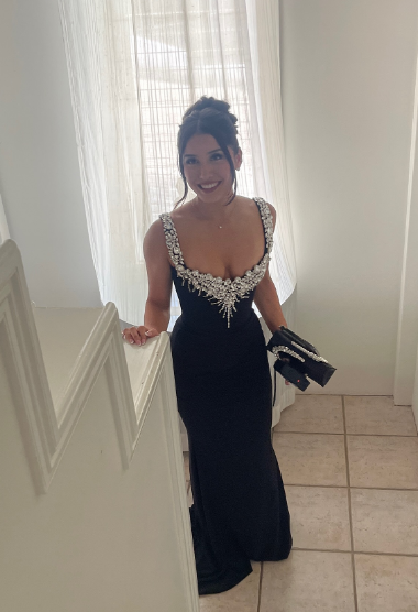 Black Mermaid Sexy Long Formal Dress Evening Party Dresses - View 7 | VelvetHem