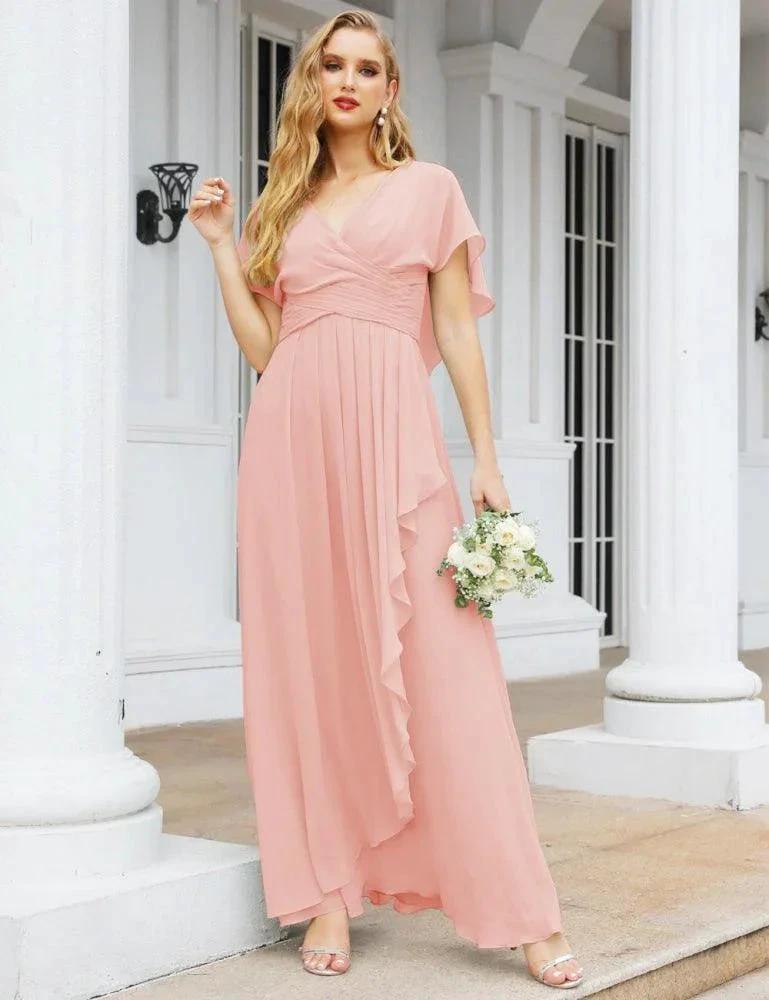 Numbersea Bridesmaid Dresses Backless Formal Prom Gowns for Evening Party Mother of The Bride Dress 28040 by numbersea