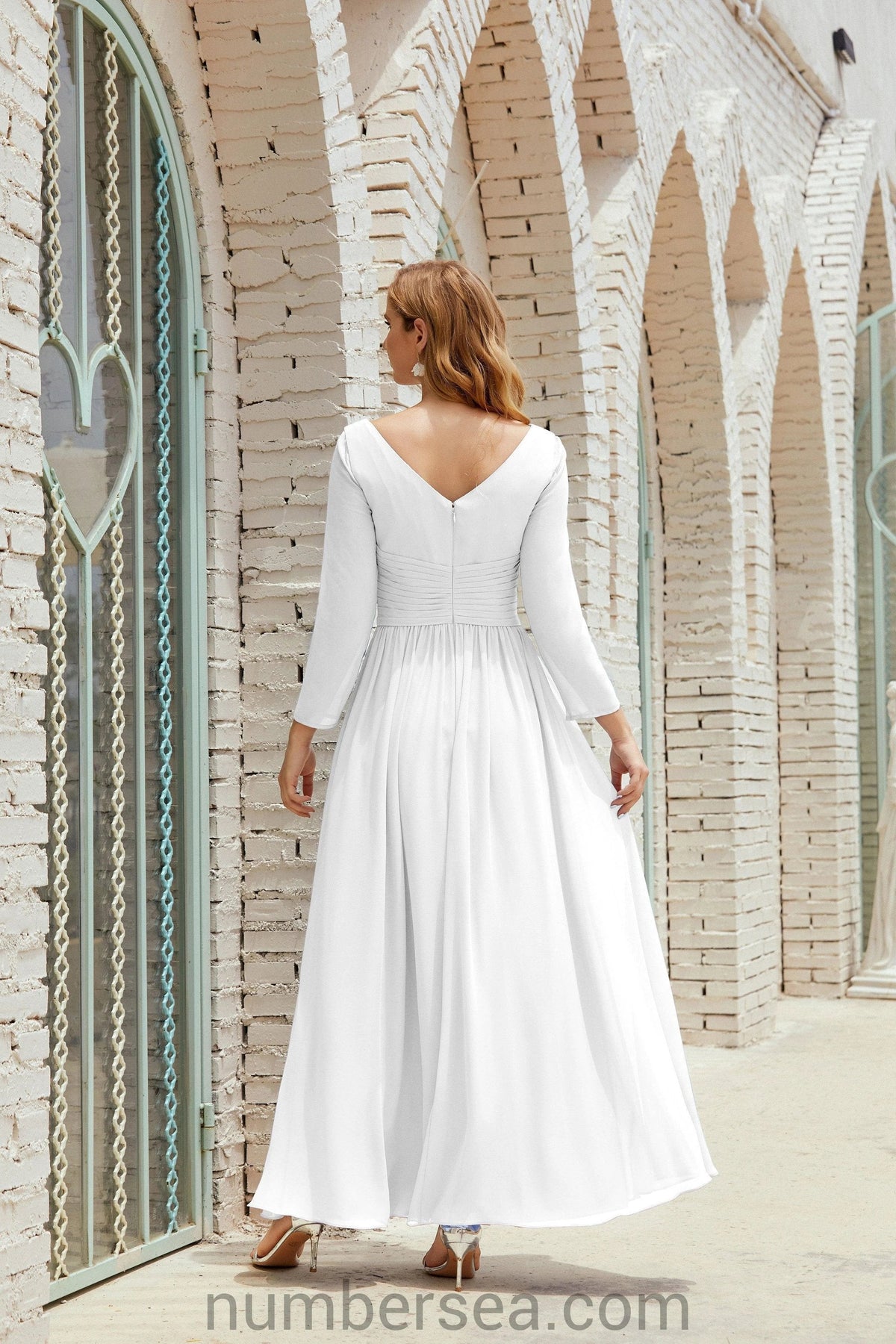 ZapDress Bridesmaid Dress Chiffon Formal Party Dress Evening Dress 28016 (ZD16992)