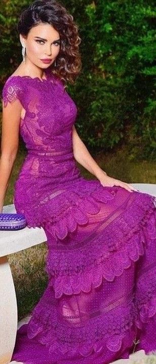 Elegant purple prom dress,long evening dresses - View 2 | VelvetHem