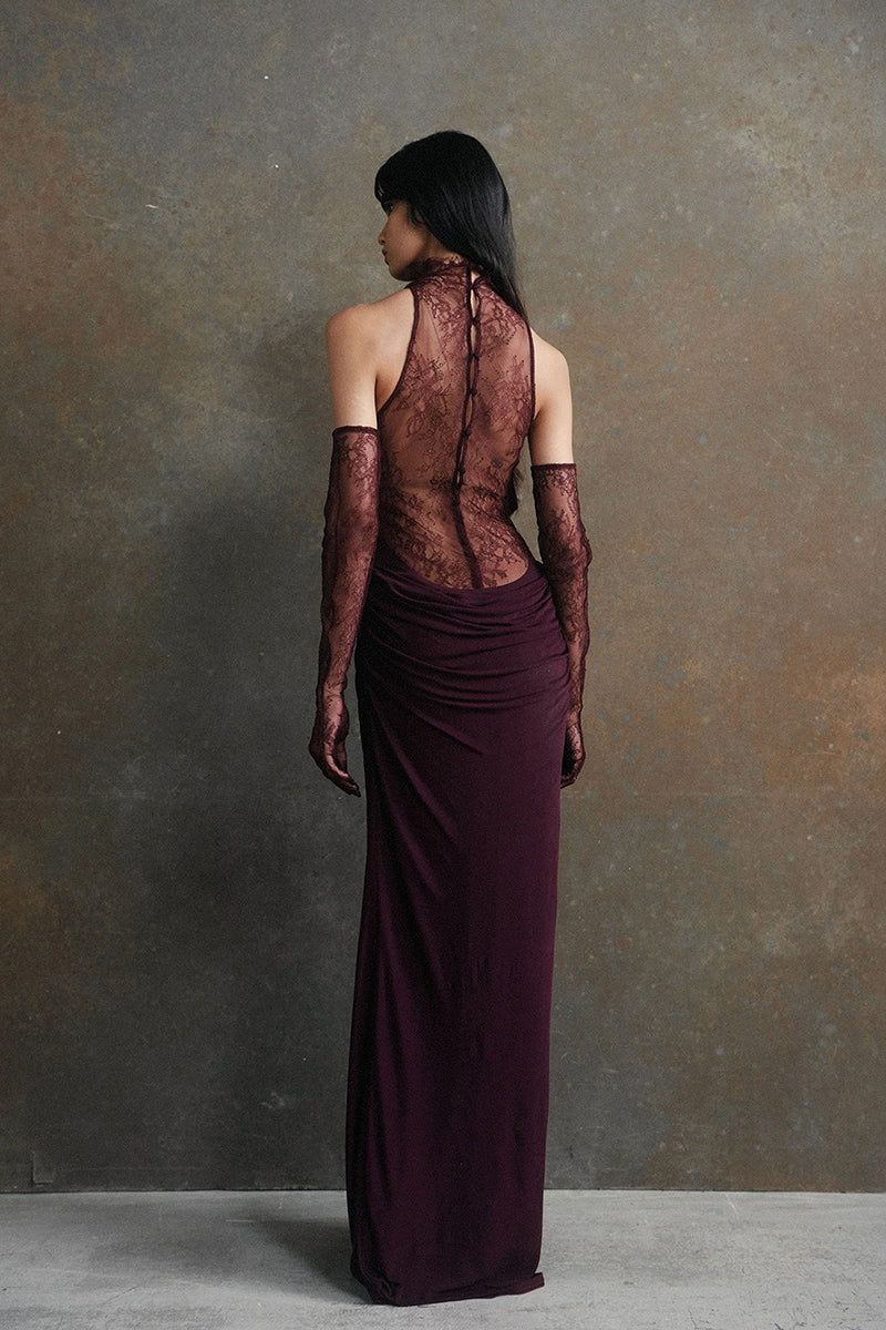 Sexy Cut Out Bodycon Maxi Dress