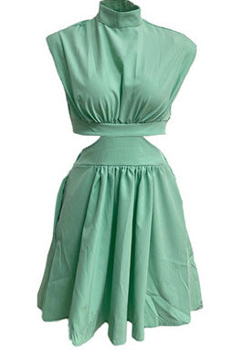 Glorina Mini Dress Light Green