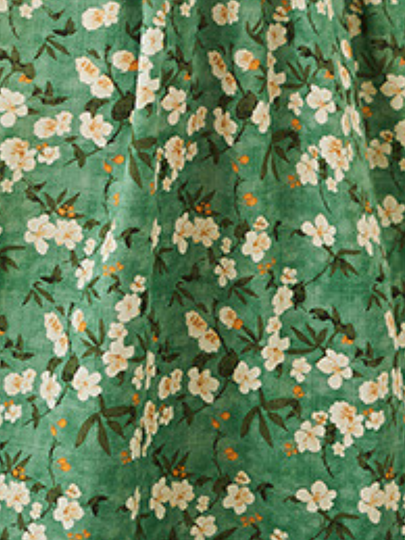 The lost heart Round Neck Smock Dress