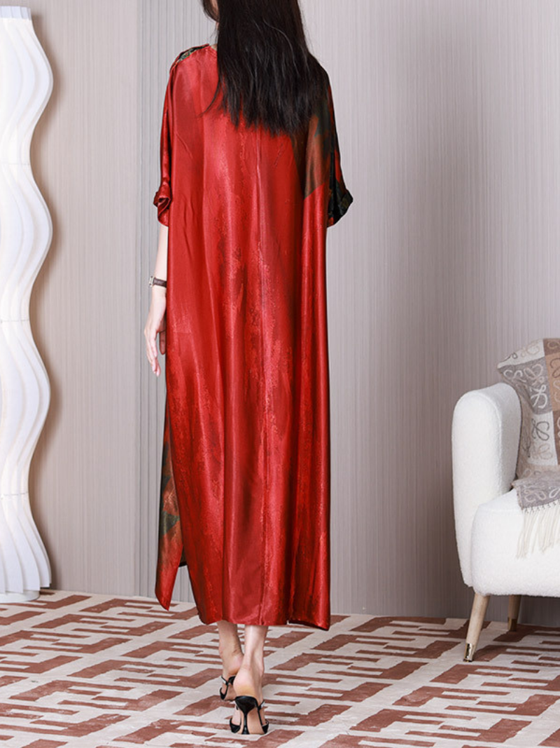 Take My Heart Round Neck A-line Dress