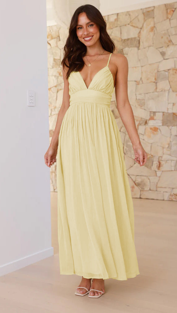 Croft Dress Yellow
