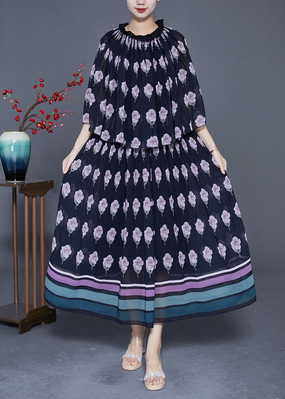 Classic Vintage Dress with a Flattering Fit