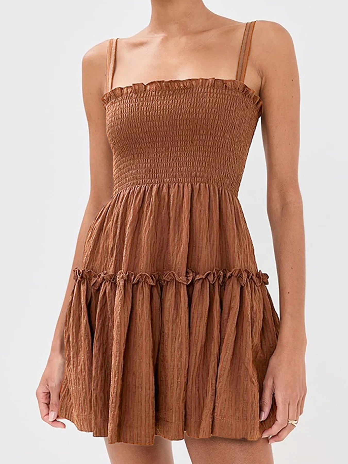Lucrezia Exclusive Chic Sleeveless Sheath Mini Dress Silhouette Collection