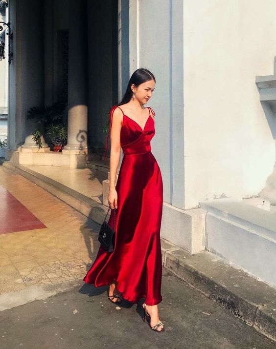 Red Prom Dress Prom Party Dress - VelvetHem