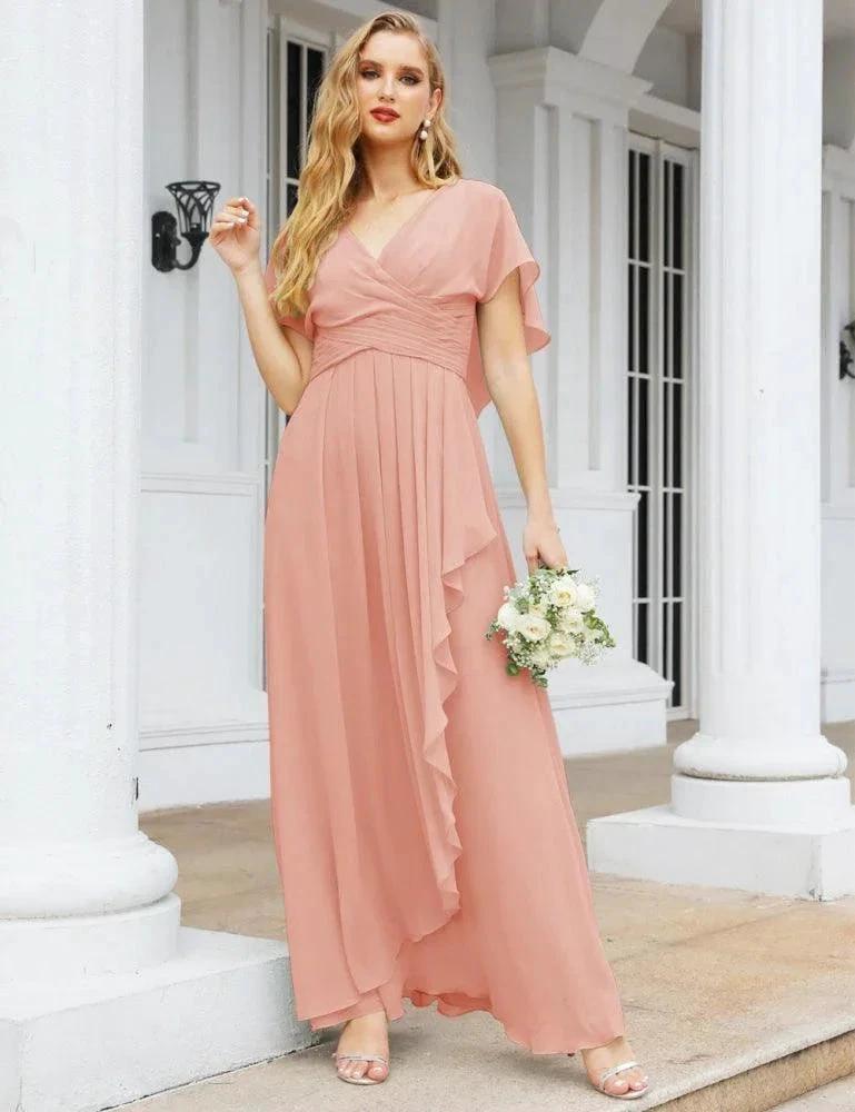 Numbersea Bridesmaid Dresses Backless Formal Prom Gowns for Evening Party Mother of The Bride Dress 28040 by numbersea