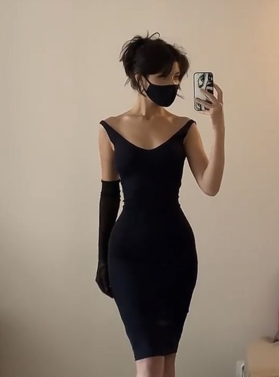 Off The Shoulder Black Party Dress Short Party Dress Classic Little Black Dress