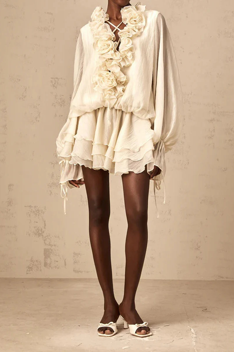 Elegant Loose Fit Folded Dress for Modern Fashion Wear Boutique Fashion Style