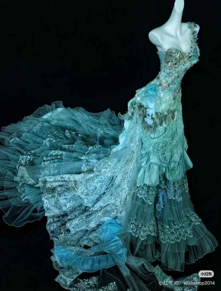 Dream One Shoulder Tulle Lace Layered Prom Dress Long Evening Dress Y8492 - VelvetHem