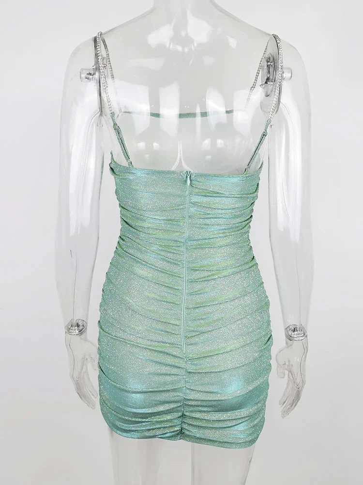 Sexy Shiny Dress Short Homecoming Dress (ZD12371)