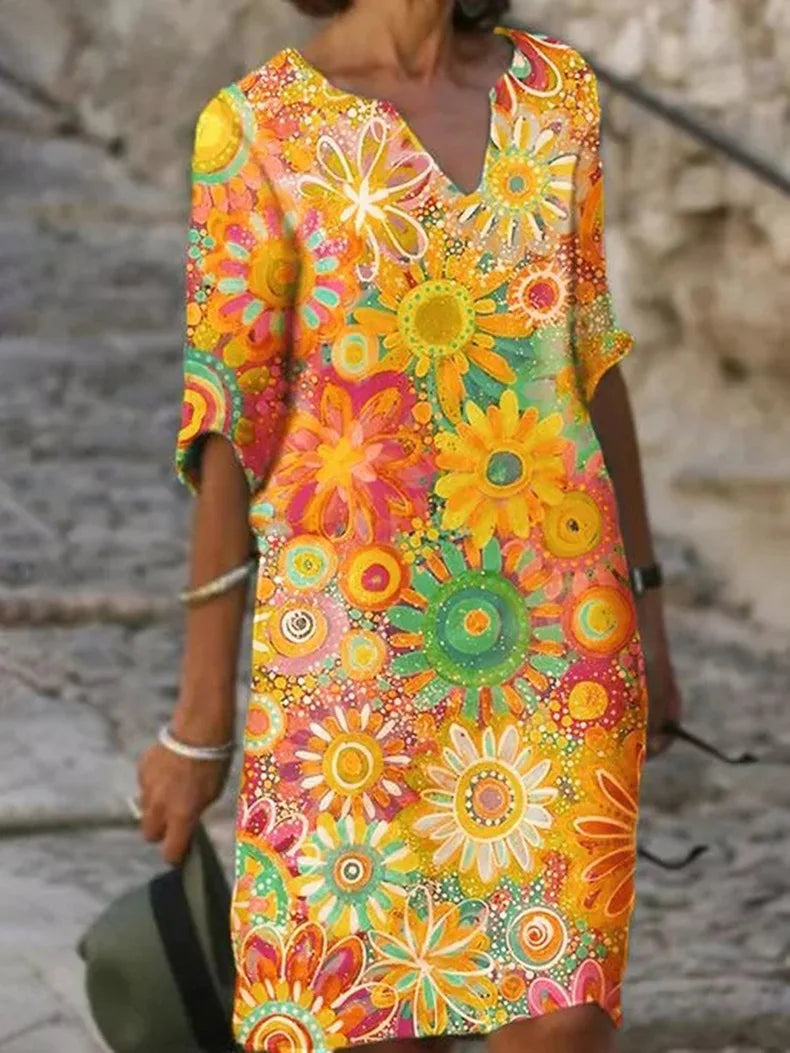 Lauretta Floral Dress for Women Smart Casual Outfit