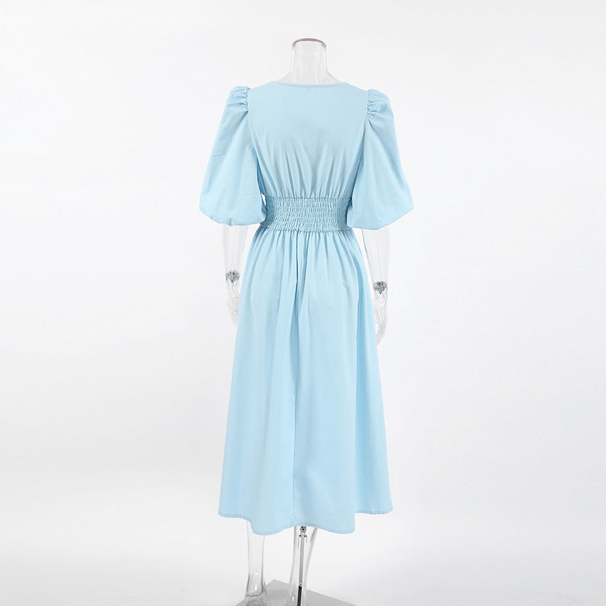Sky Midi Dress Blue