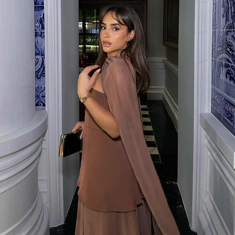 Carbon Dress Brown