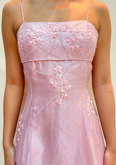 long prom dress pink evening gown fg6910 - View 3 | VelvetHem