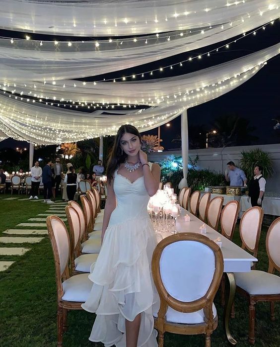 White Party Prom Dress Formal Occasion Dresses