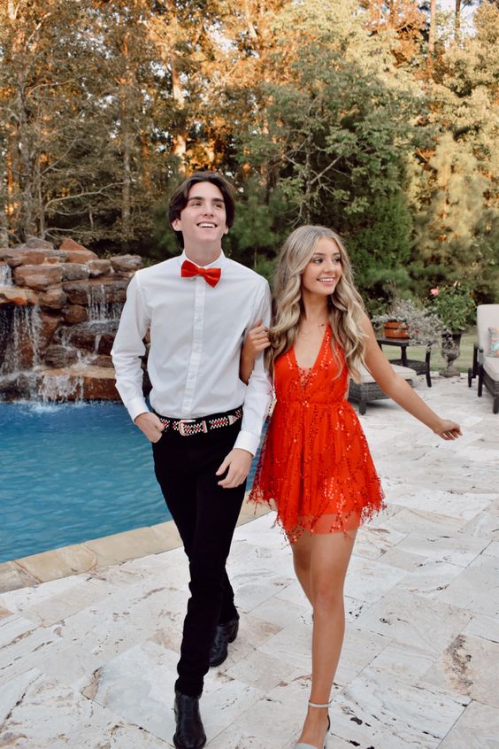 Red Short Prom Dress,Short Party Dress - VelvetHem